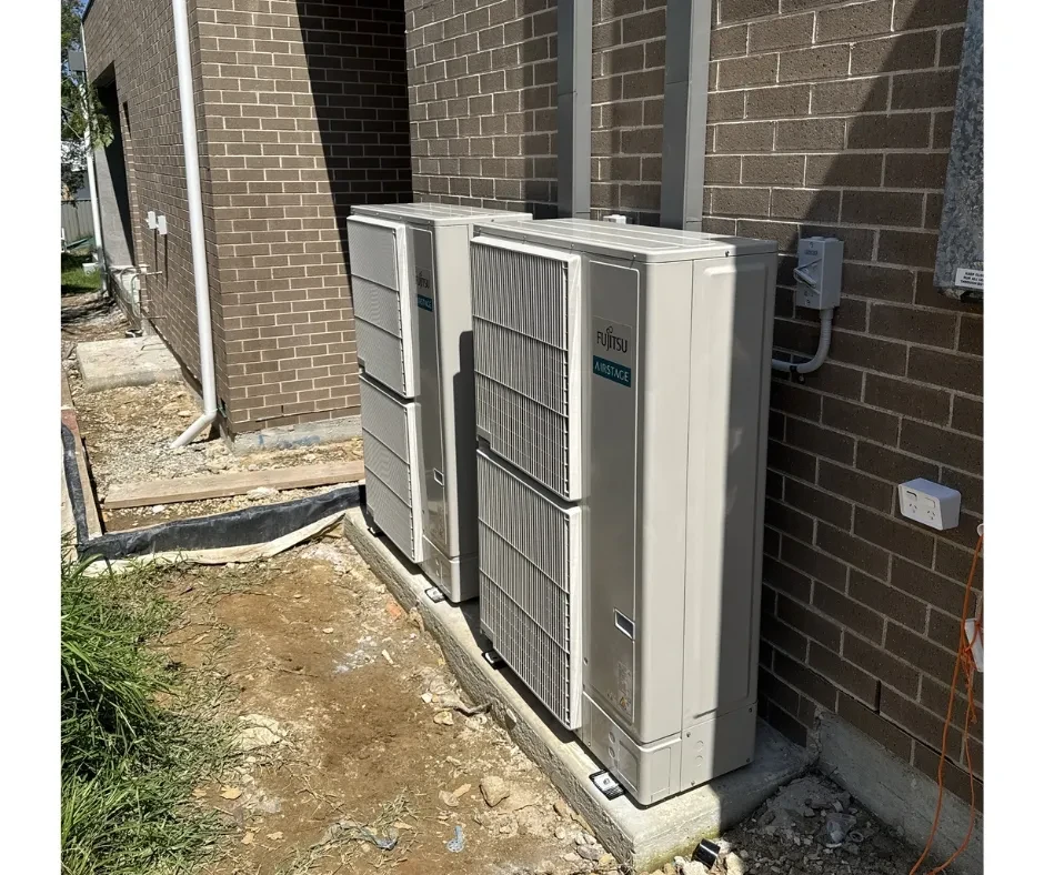 Air conditioner installed in bedroom