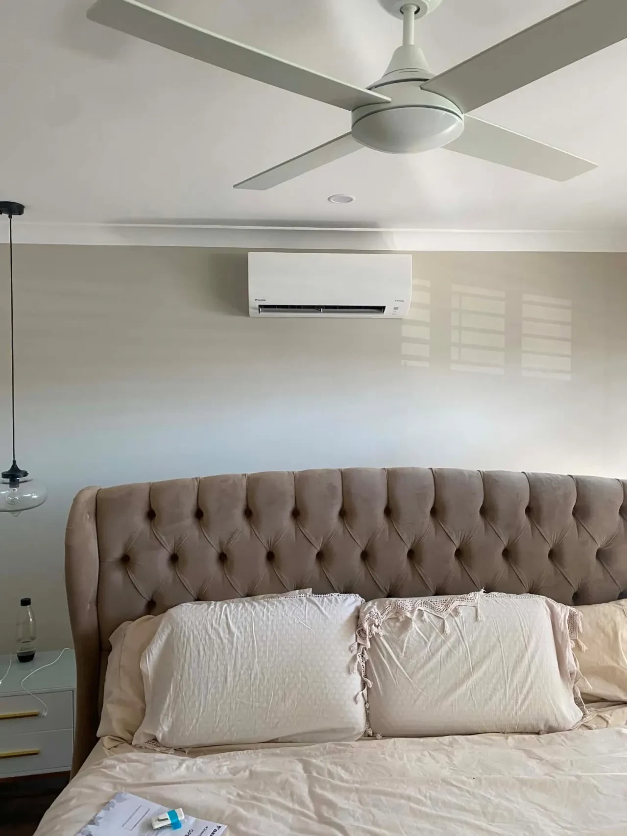 Air conditioning unit in modern living room